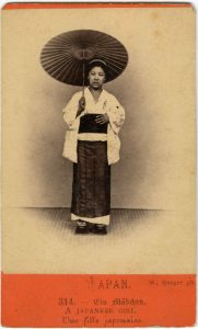 RAGAZZA GIAPPONESE, [Nagasaki, 1869-1870]