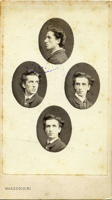 Stabilimento fotografico Marzocchini, Mino Zanutto, 1863